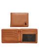 Cape Vegan Leather Wallet - Saddle