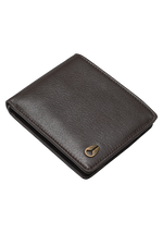Pass Leather Wallet - Brown