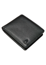 Pass Vegan Leather Wallet - Black