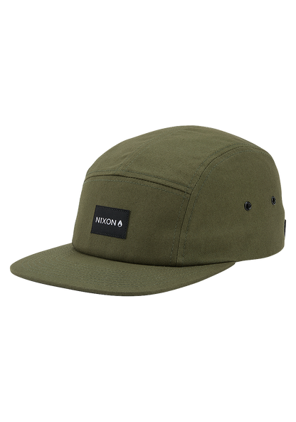 Mikey 5 Panel Hat - Olive View 1