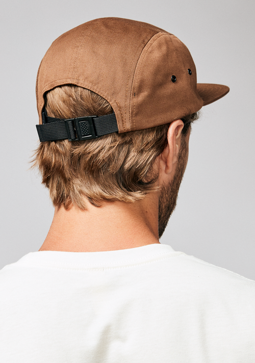 Mikey 5 Panel Hat - Brown