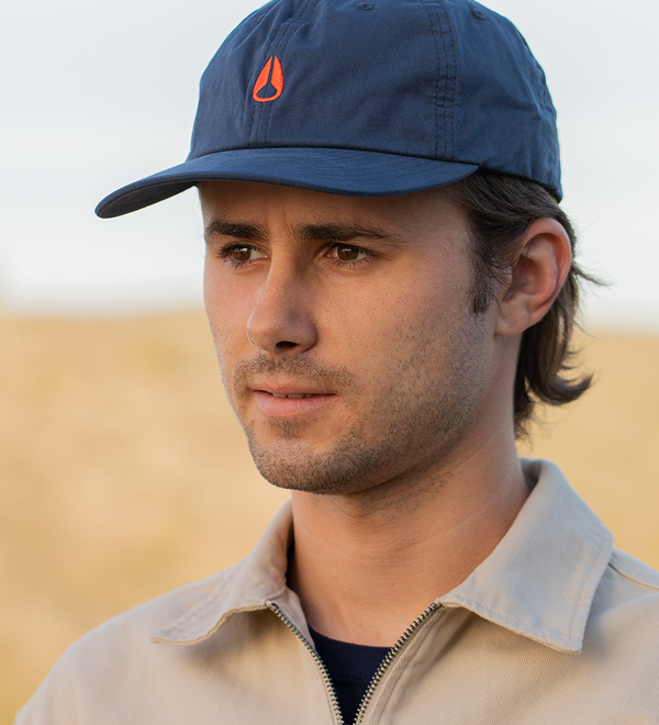 Agent Strapback Hat - Navy / Red