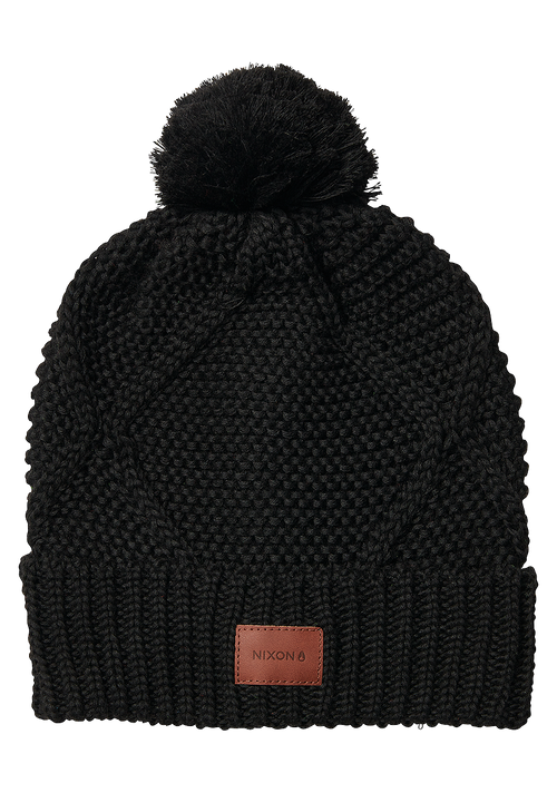 Julian Pom Beanie - Black