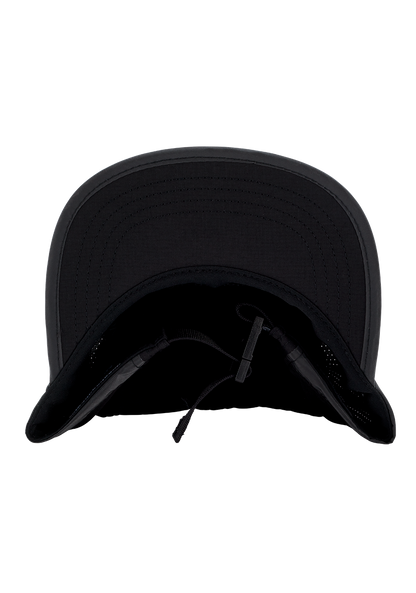 Night Runner Strapback Hat - Black View 3