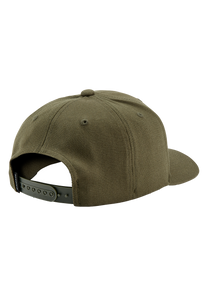 Deep Down Snapback - Olive View 2