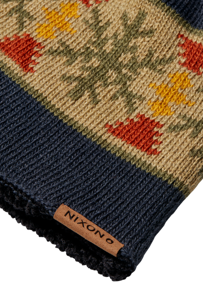 Meister Wool Pom Beanie - Navy / Multi View 2