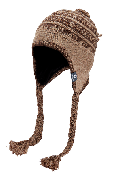 Bennett Earflap Beanie - Taupe View 1