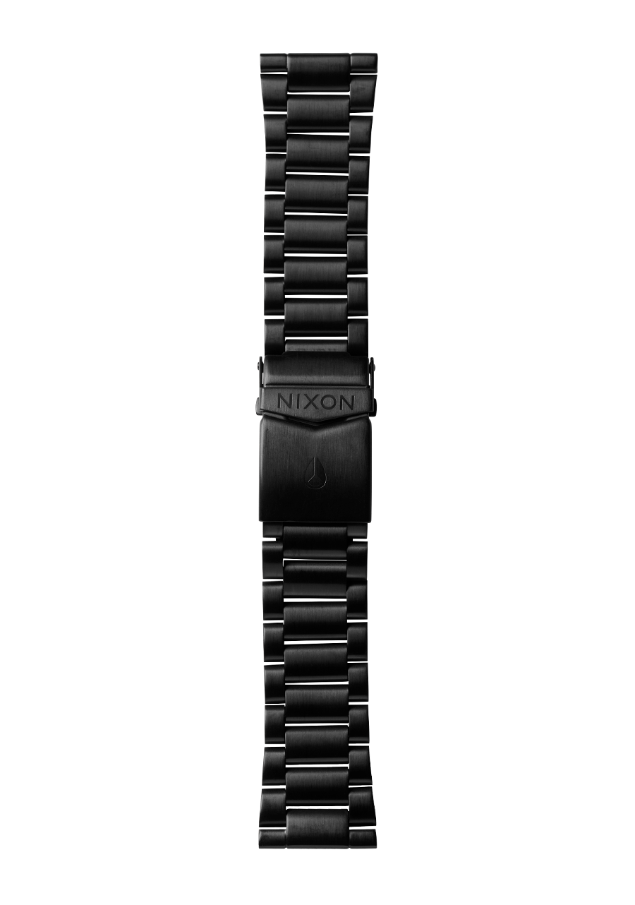 23mm Stainless Steel Band - All Black View 1