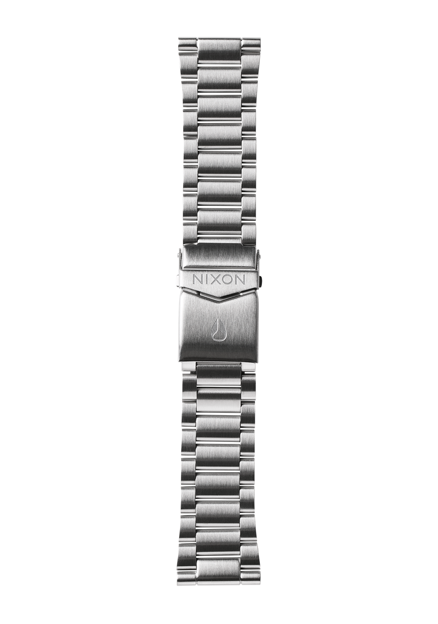 23mm Stainless Steel Band - All Silver View 1