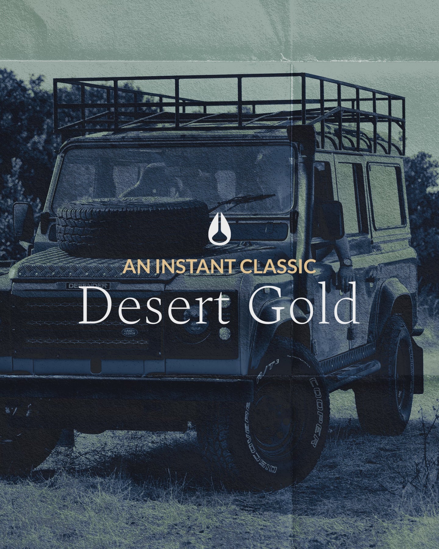 video of desert gold nixon watch collection, showing a jeep and watches outside.